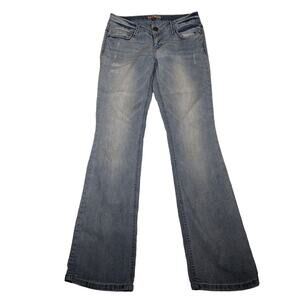 Lei Y2k Jeans sz 7 distressed as shown .Flare leg.see photos.Lightweight